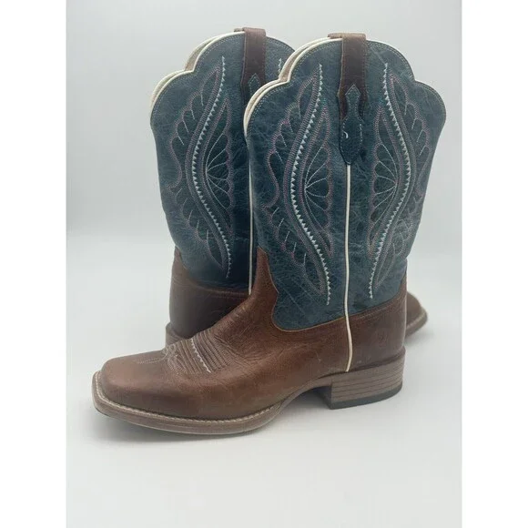 Ariat PrimeTime Baby Blue Cowboy Boots Women's Size 10 B 10025032 Western - Picture 4 of 16